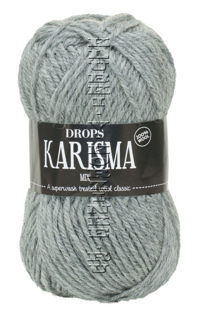 Пряжа Karisma DROPS - (21 - Средне - серый)