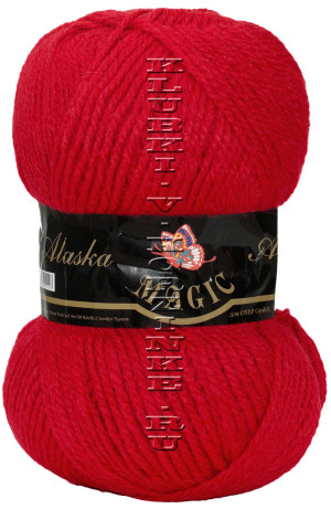 Пряжа Magic «Alaska» - (5823 - Красный) 100 г / 225 м20% шерсть, 5% верблюжья шерсть, 75% акрил