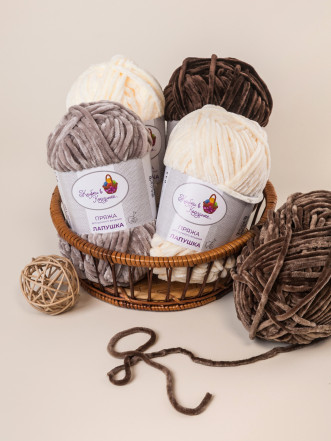 Пряжа «Лапушка» набор «Кофейный десерт»