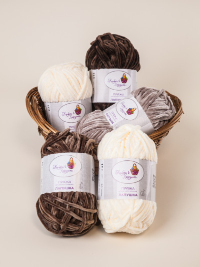 Пряжа «Лапушка» набор «Кофейный десерт»
