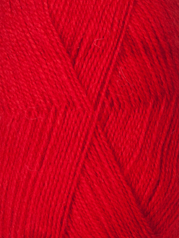 Пряжа Пехорка «Ангорская теплая» - (88 - Красный мак)