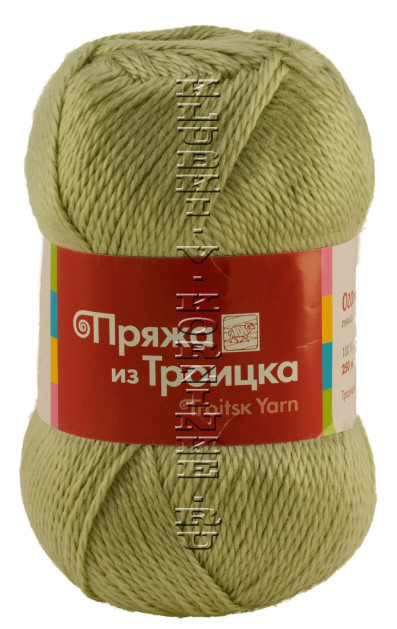 Пряжа Троицкая «Огонек» - (556 - Суровый лен)