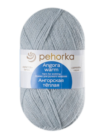 Пряжа Пехорка «Ангорская теплая» - (71 - Талая вода)