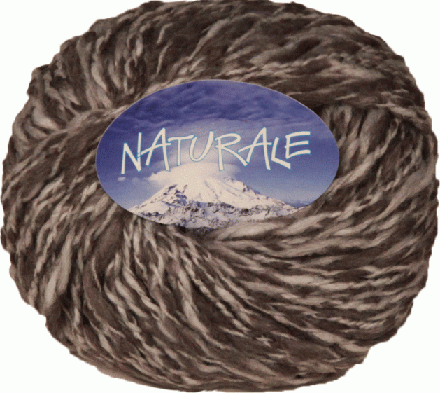 Пряжа итальянская "NATURALE"  (7 - Серый меланж)
