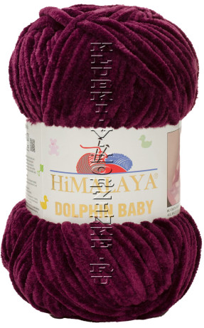 Пряжа Dolphin baby Himalaya - (80339 - Слива)