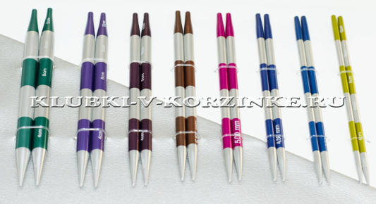 Набор алюминиевых съёмных круговых спиц «DELUXE» (NORMAL) SMARTSTIX KNITPRO (42140)