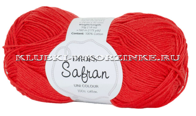 Пряжа Safran DROPS - (19 - Красный)