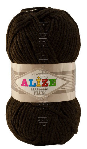 Пряжа LANAGOLD PLUS Alize - (26 - Коричневый)