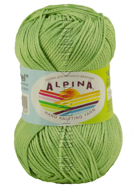 Пряжа Alpina «Anabel» - (160 - Салатовый)