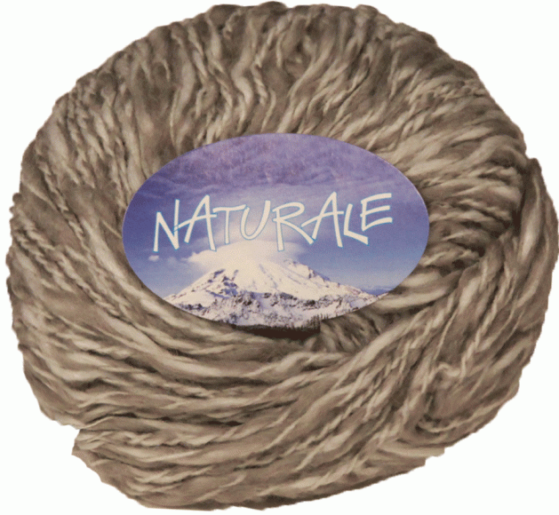 Пряжа итальянская "NATURALE"  (6 - Светло-серый меланж)