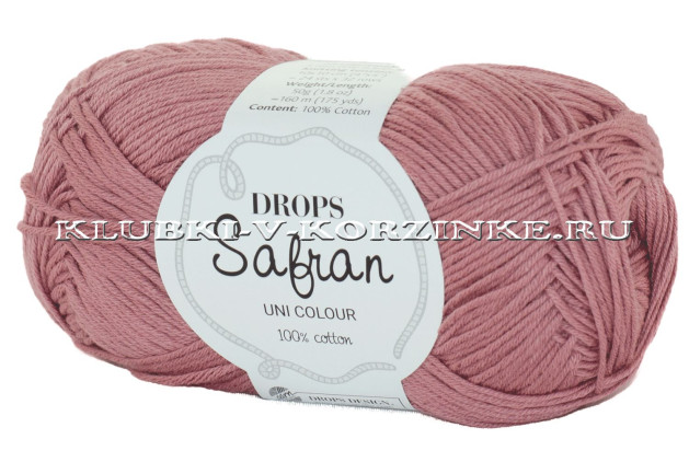 Пряжа Safran DROPS - (57 - Чайная роза)
