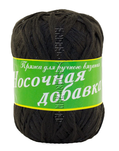 Пряжа Носочная добавка (21 - Темно-серый)