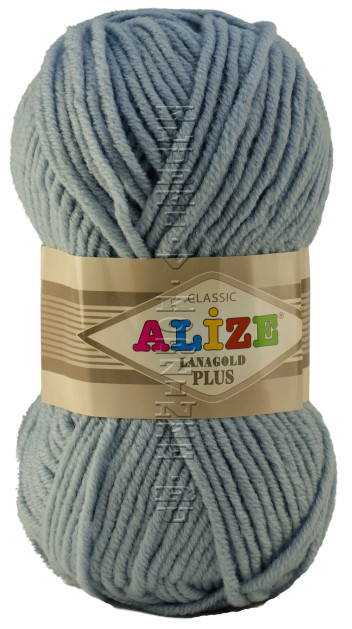 Пряжа LANAGOLD PLUS Alize - (480 - Светло-голубой)