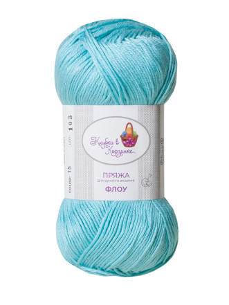 Пряжа "Флоу" (15 - Лазурное небо)