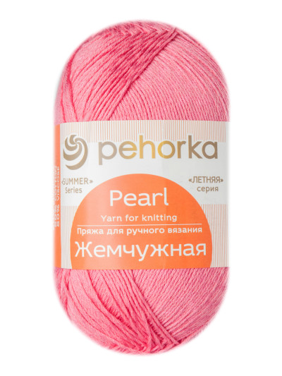 Пряжа Пехорка «Жемчужная» - (11 - Яр.розовый)