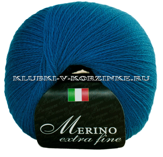 Пряжа Merino extra fine Seam - (27 - Морская волна)