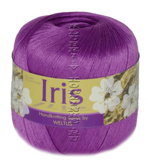 Пряжа Iris (Ирис) - (29 - Фиолетовый) 50 г / 450 м100% мерсеризованный хлопок