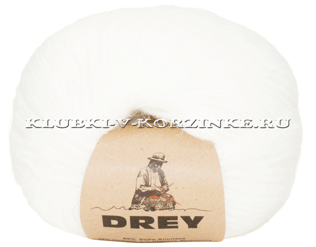 Пряжа Drey (5819 - Белый)