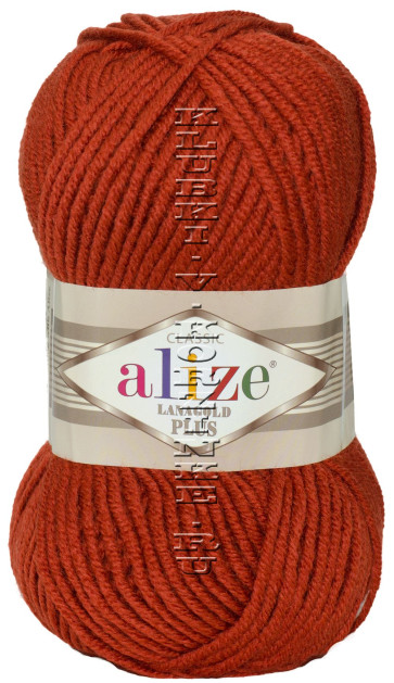 Пряжа LANAGOLD PLUS Alize - (36 - Терракот)