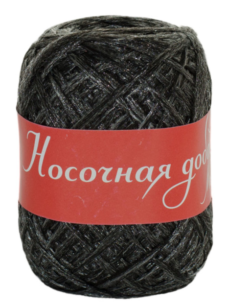 Пряжа "Носочная добавка" Мастерица (Т.серый)