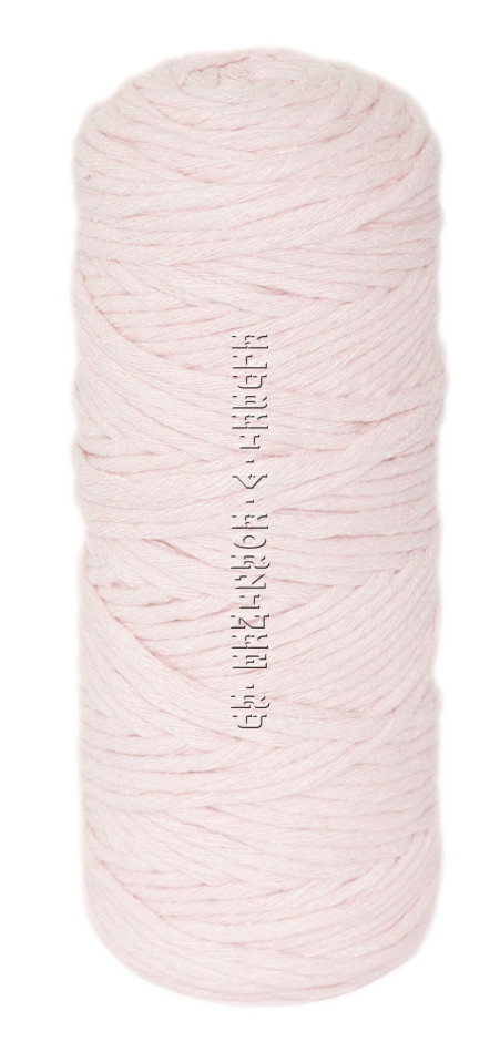 Шпагат крученый хлопковый 4 мм 100 м - (2194 - Пудровый)