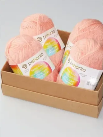 Пряжа Пехорка «Детская новинка» - (18 - Персик)