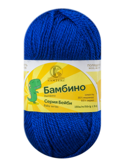 Пряжа Камтекс «Бамбино» - (019 - Василек)