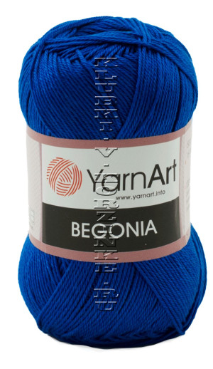 Пряжа YarnArt Begonia - (4915 - Василек) 50 г / 169 м100% мерсеризованный хлопок 