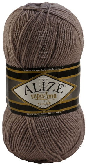 Пряжа Superlana Klasik Alize - (142 - Бежево-розовый) 100 г / 280 м25% шерсть, 75% акрил 