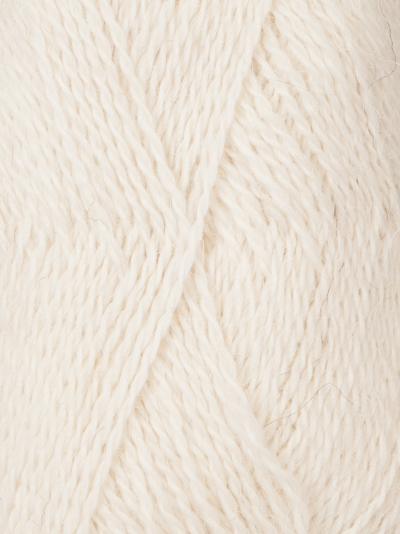 Пряжа Пехорка «Деревенская» - (01 - Белый)