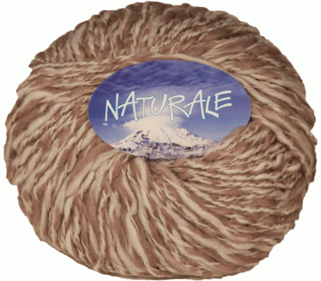 Пряжа итальянская "NATURALE"  (1 - Бежевый меланж)