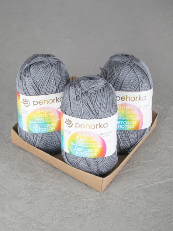 Пряжа Пехорка «Детский хлопок» - (35 - Moренго)