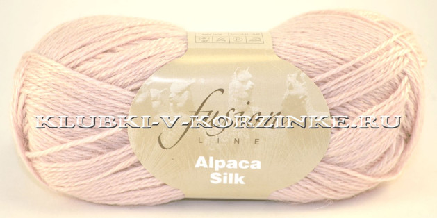 Пряжа Alpaca Silk (3930 - Светлая пудра)