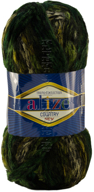 Пряжа Country New Alize - (5566 - Сосновый лес)