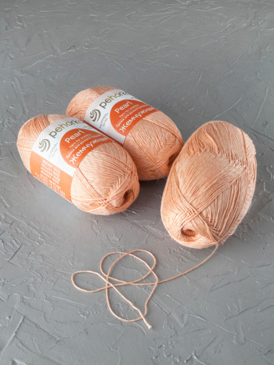Пряжа Пехорка «Жемчужная» - (18 -  Персик)