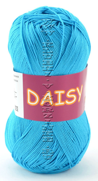 Пряжа VITA cotton  Daisy - (4411 - Светлая голубая бирюза)