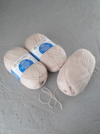 Пряжа Пехорка «Ангорская теплая» - (442 - Натуральный)