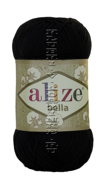 Пряжа Bella Alize - (60 - Черный)
