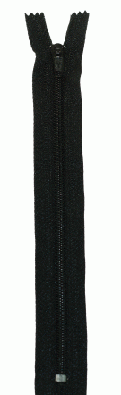 Молния Спираль н/р брючная G004P Gamma, тип 4, 18 см (310 - Чёрный)