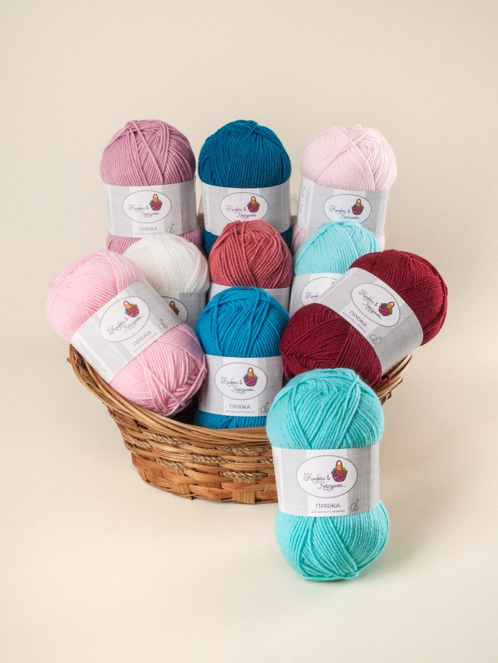 Пряжа «Алетта» набор «Зефирная нежность»