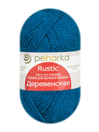 Пряжа Пехорка «Деревенская» - (14 - Морская волна)
