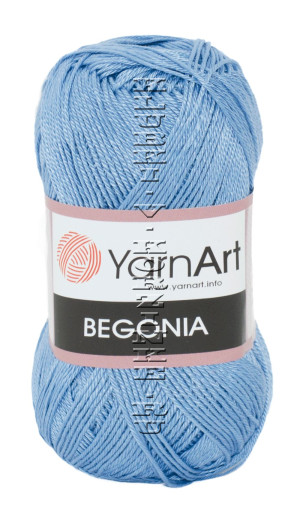 Пряжа YarnArt Begonia - (5351 - Ярко - синий) 50 г / 169 м100% мерсеризованный хлопок 