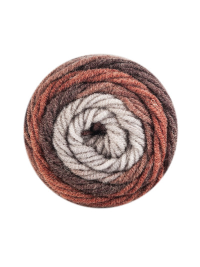 Пряжа LANAGOLD BATIK Alize - (4842 - Коричневый, серый)