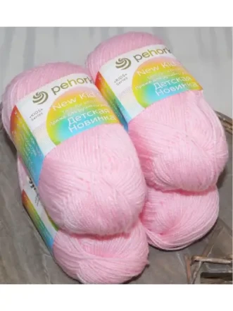 Пряжа Пехорка «Детская новинка» - (180 - Светлая бегония)