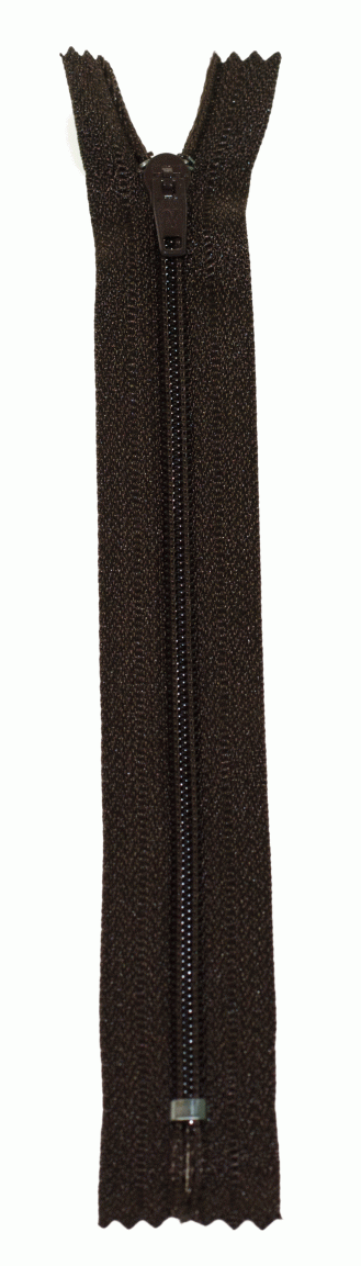 Молния Спираль н/р брючная G004P Gamma, тип 4, 18 см (294 - Шоколадный)