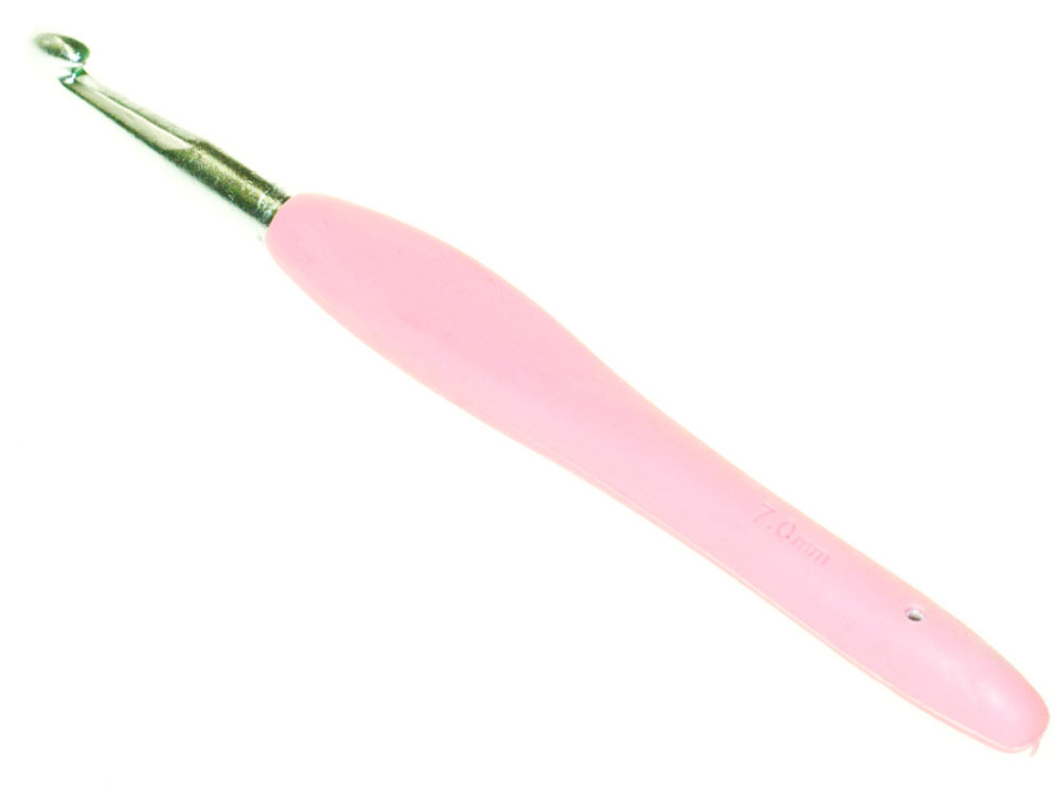 Крючок металлический № 7,0 с каучуковой ручкой 13,5 см                 