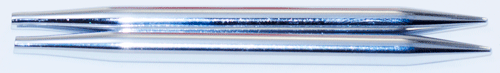 Спицы KnitPro Nova съемные никелированные 10 см для лески 20 см №5,5; 2 шт. (арт.10427)