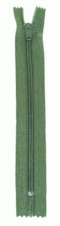 Молния Спираль н/р брючная G004P Gamma, тип 4, 18 см (315 - Олива)