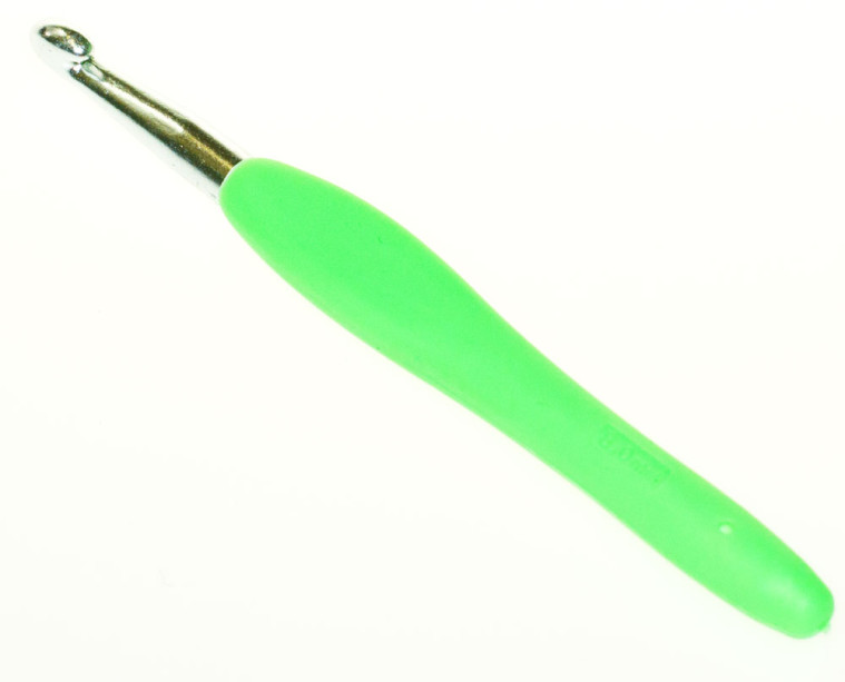 Крючок металлический № 8,0 с каучуковой ручкой 13,5 см                  