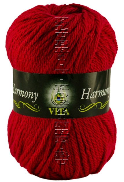 Пряжа VITA «HARMONY» - (6316 - Красный)